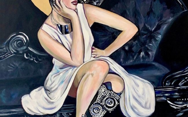 Victoria Modesta - Peinture à l’huile - 81x65