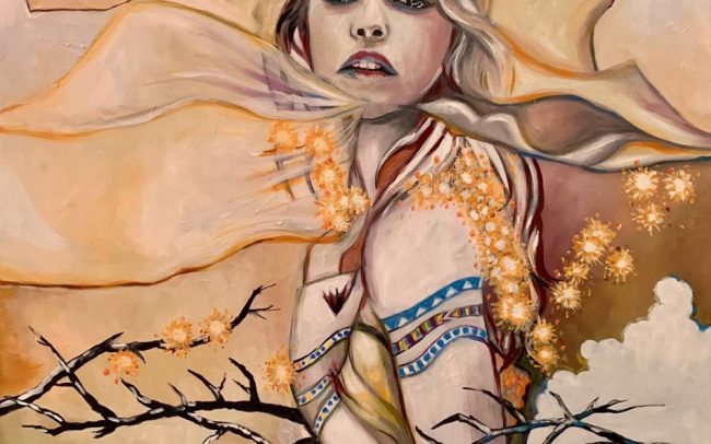 Hell or Heaven - Peinture à l’huile - 81x65