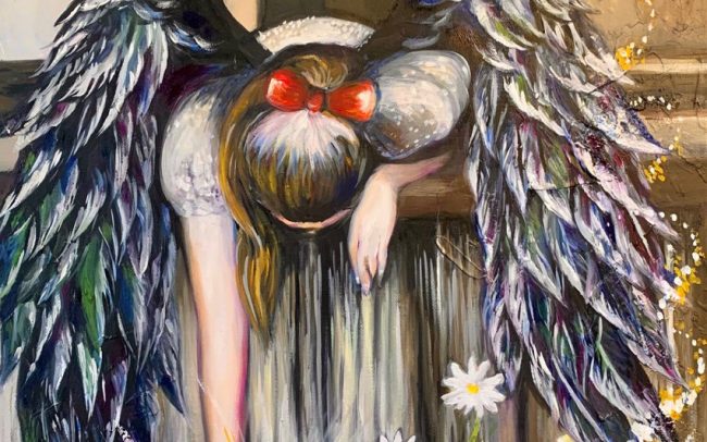 Melusine - Peinture à l’huile - 50x70