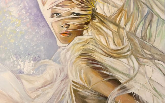 Dans tes yeux - Peinture à l’huile - 92x73