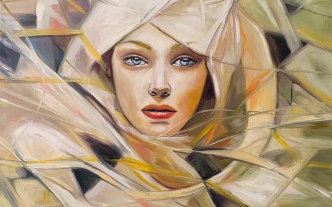 Dernière pensée de la nuit - Peinture à l’huile - 65x50