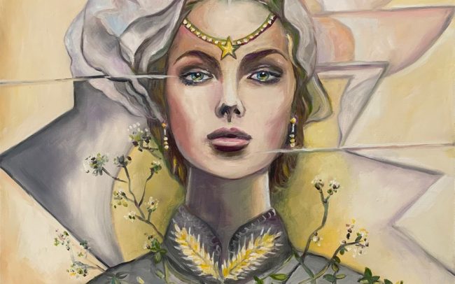 Magie du printemps - Peinture à l’huile - 61x46