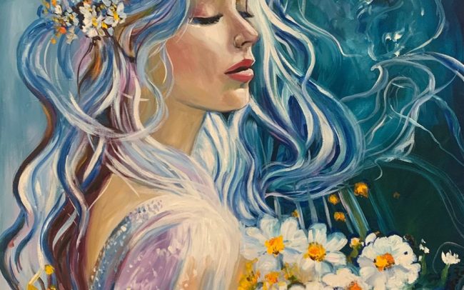 Parfum de printemps - Peinture à l’huile - 50x65