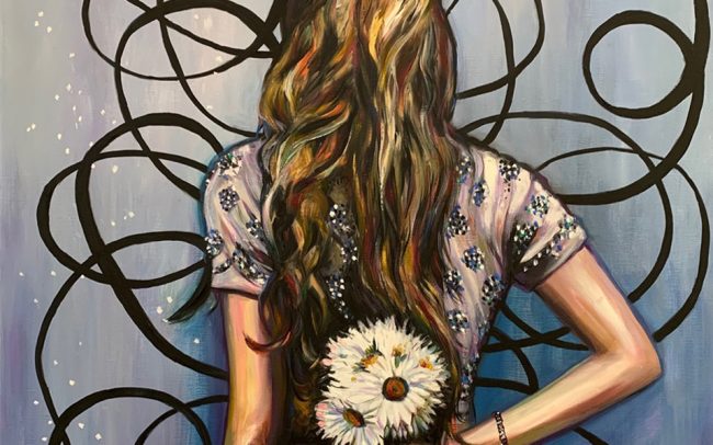 Life in gold - Peinture à l’huile - 81x65