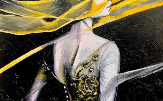 La révélation - Peinture à l’huile - 92x73 cm