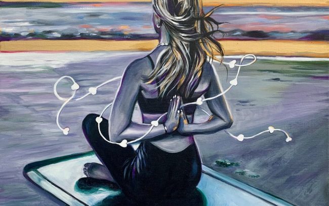 L’enchantement - Peinture à l’huile - 73x60